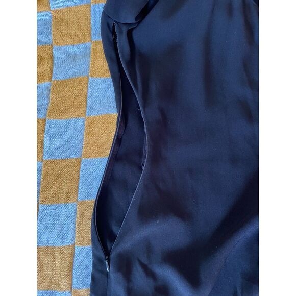 Elie Tahari Women Maxi Dress Size 6 Long Sleeve Wrap V-Neck Formal Evening Gown - Picture 6 of 7